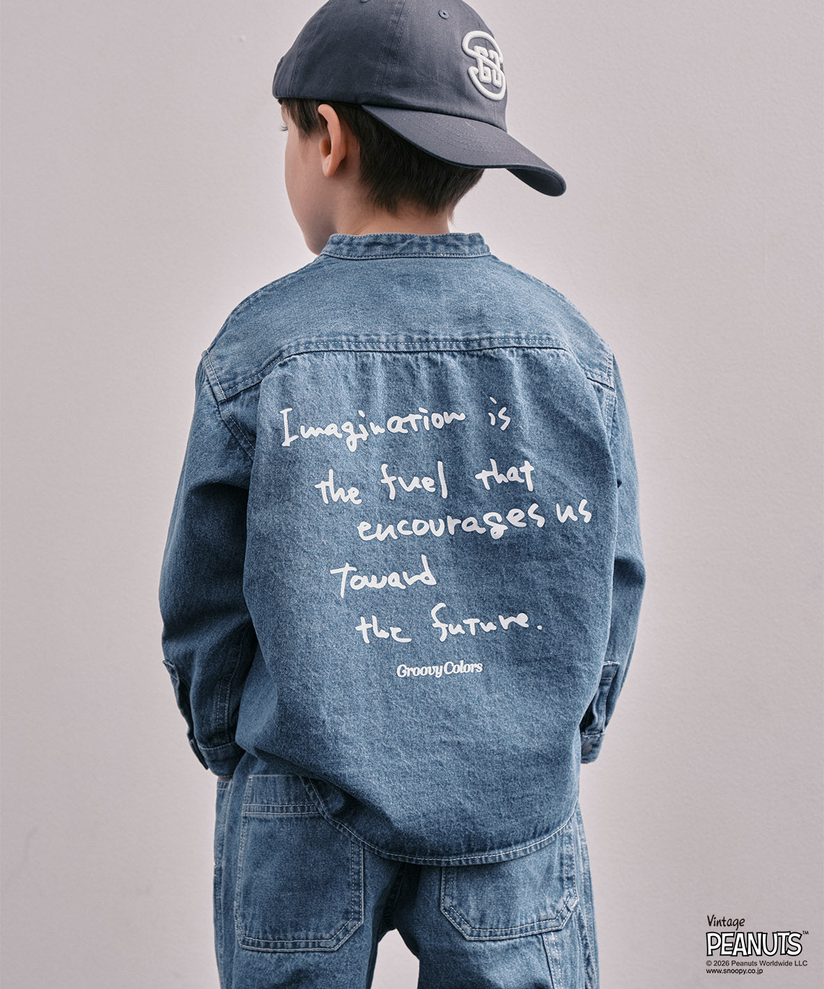 8oz Denim SNOOPY Bandcollar Shirt