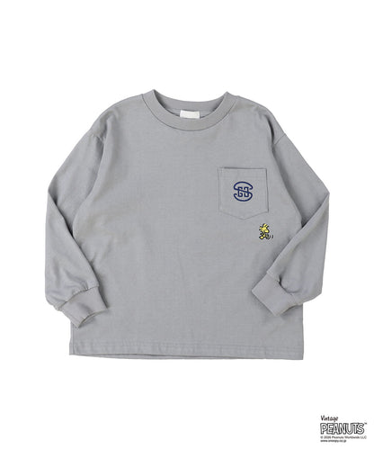 SNOOPY BASEBALL L/S Tee