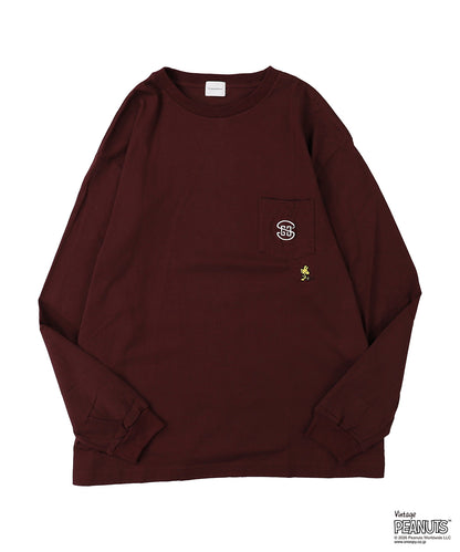 SNOOPY BASEBALL L/S Tee(MENS)