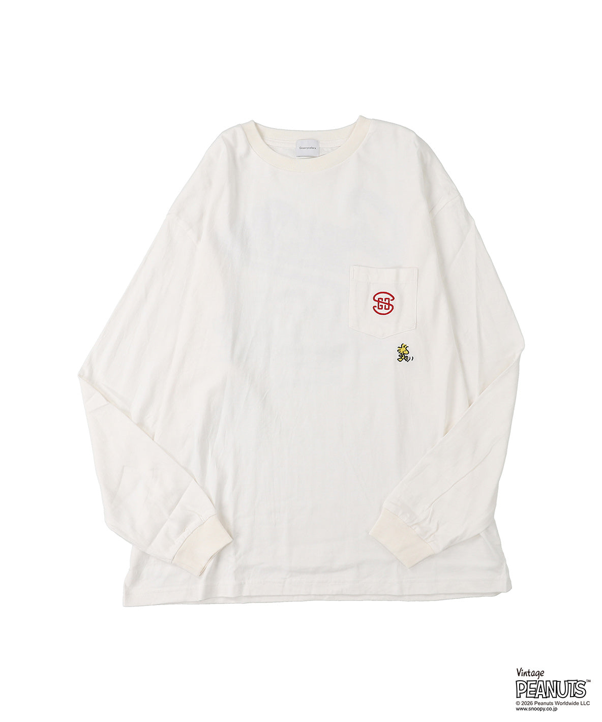 SNOOPY BASEBALL L/S Tee(MENS)