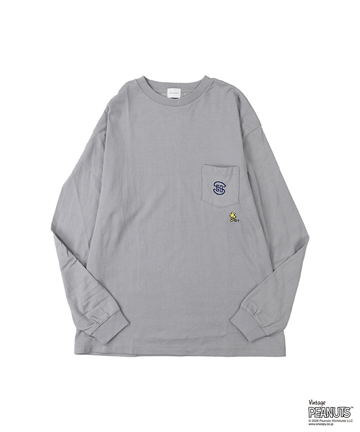 SNOOPY BASEBALL L/S Tee(MENS)