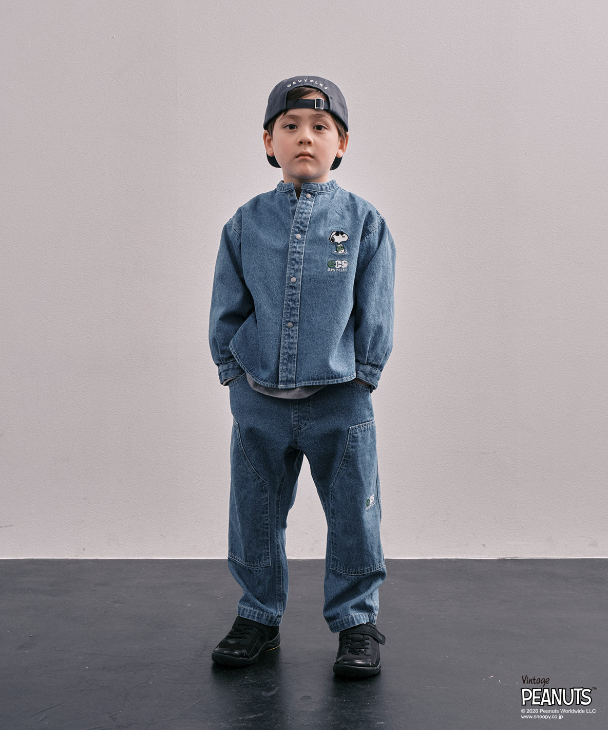 8oz Denim SNOOPY Work Pants