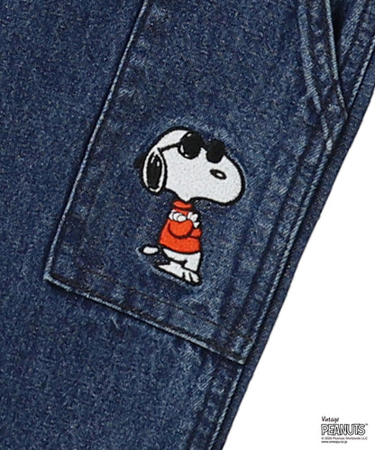 8oz Denim SNOOPY Work Pants