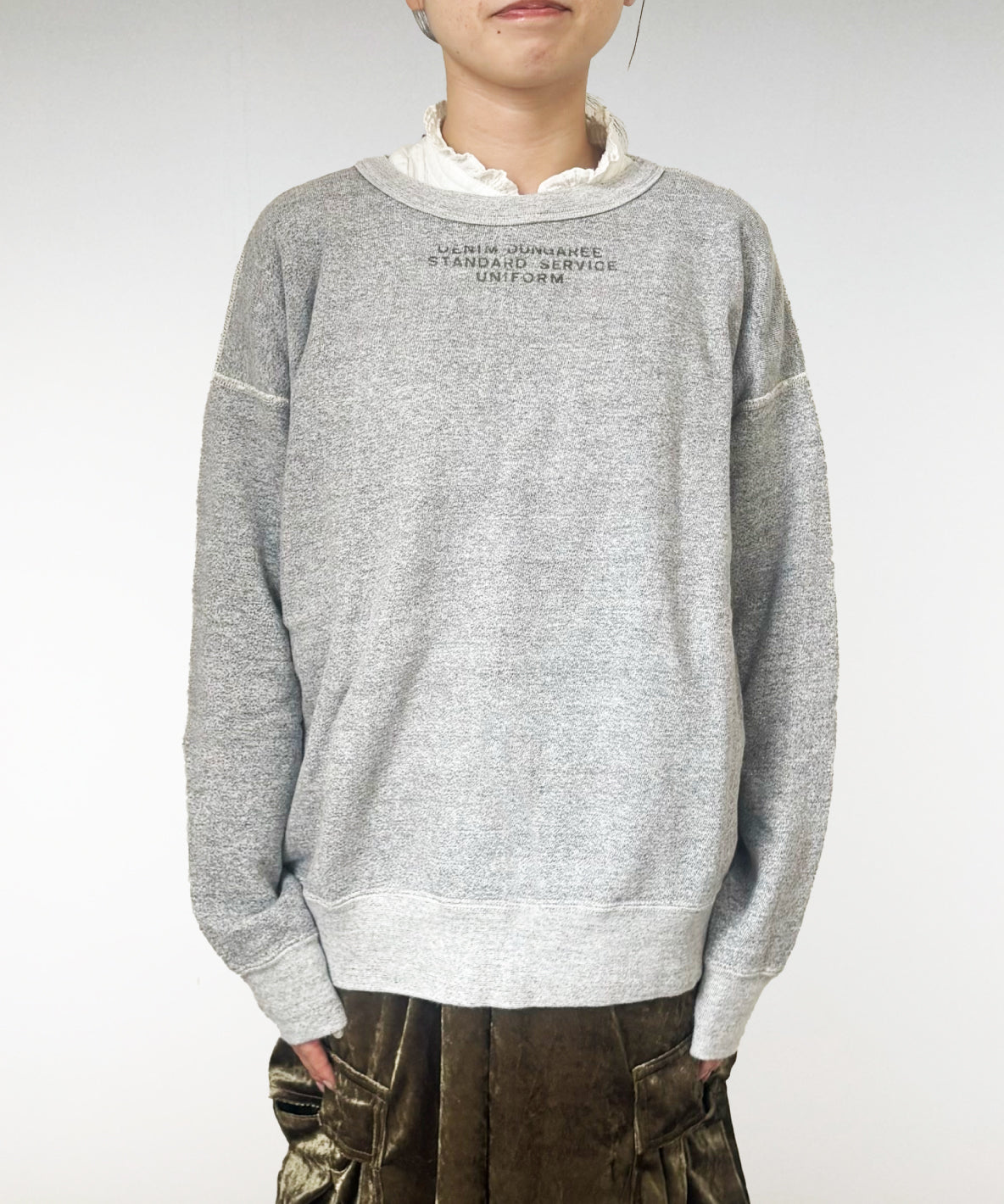 Vintage Fleece Simple Sweatshirt