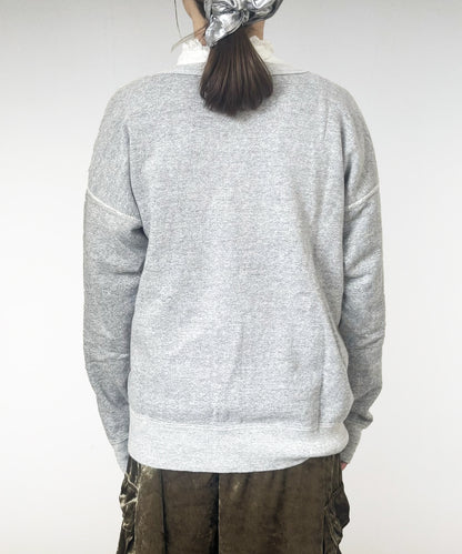 Vintage Fleece Simple Sweatshirt