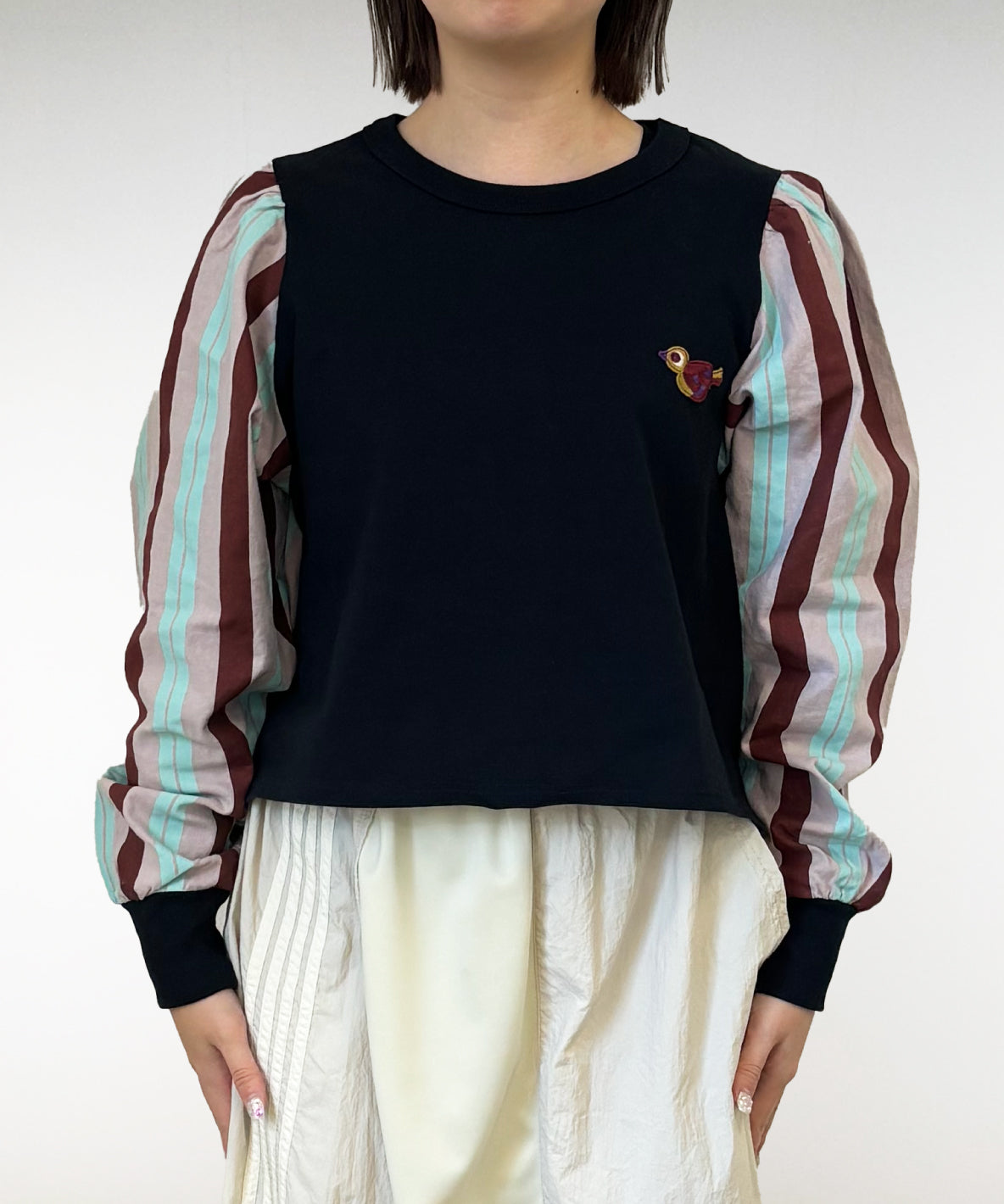 Bird Puffed Sleeve Tee