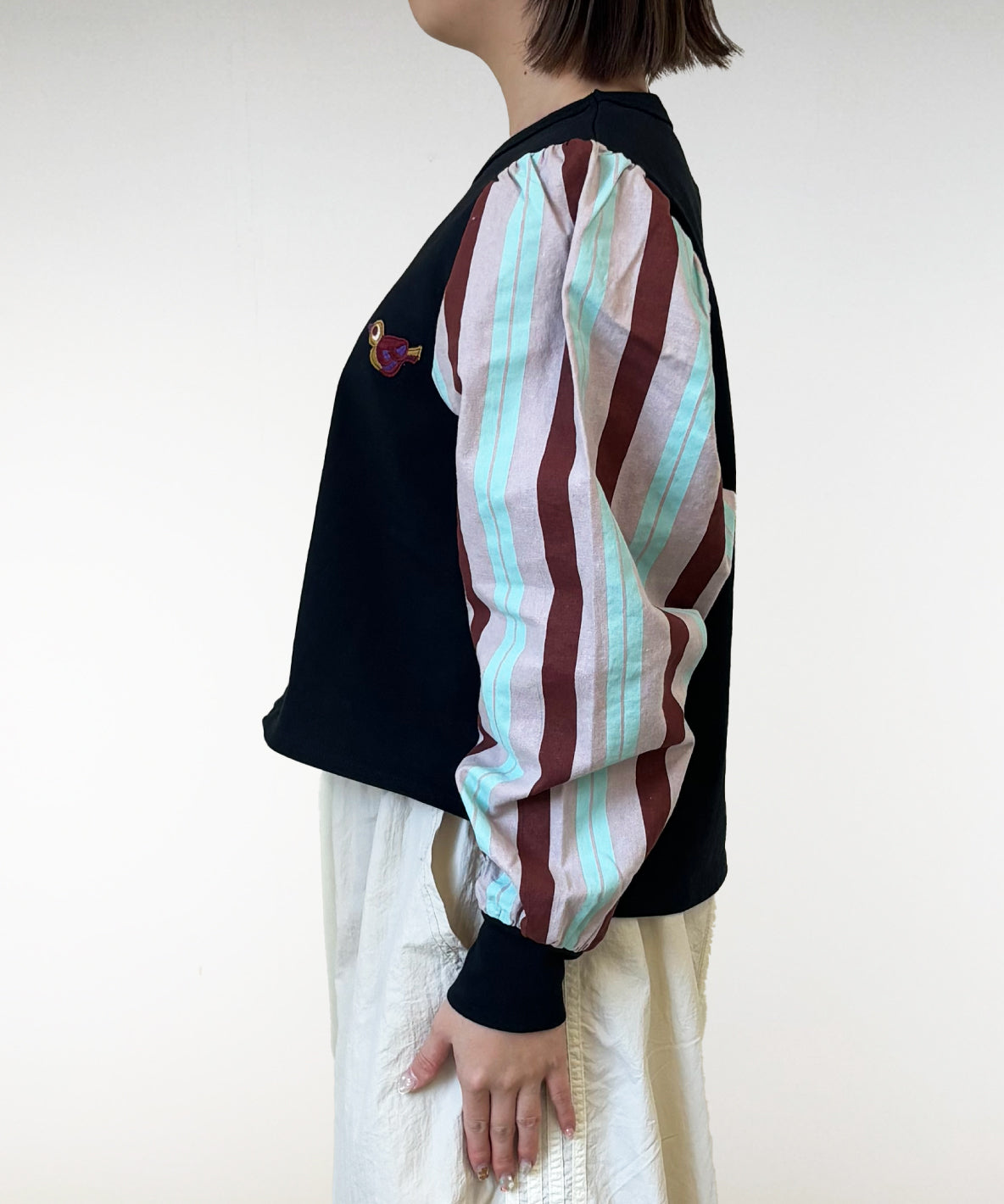 Bird Puffed Sleeve Tee