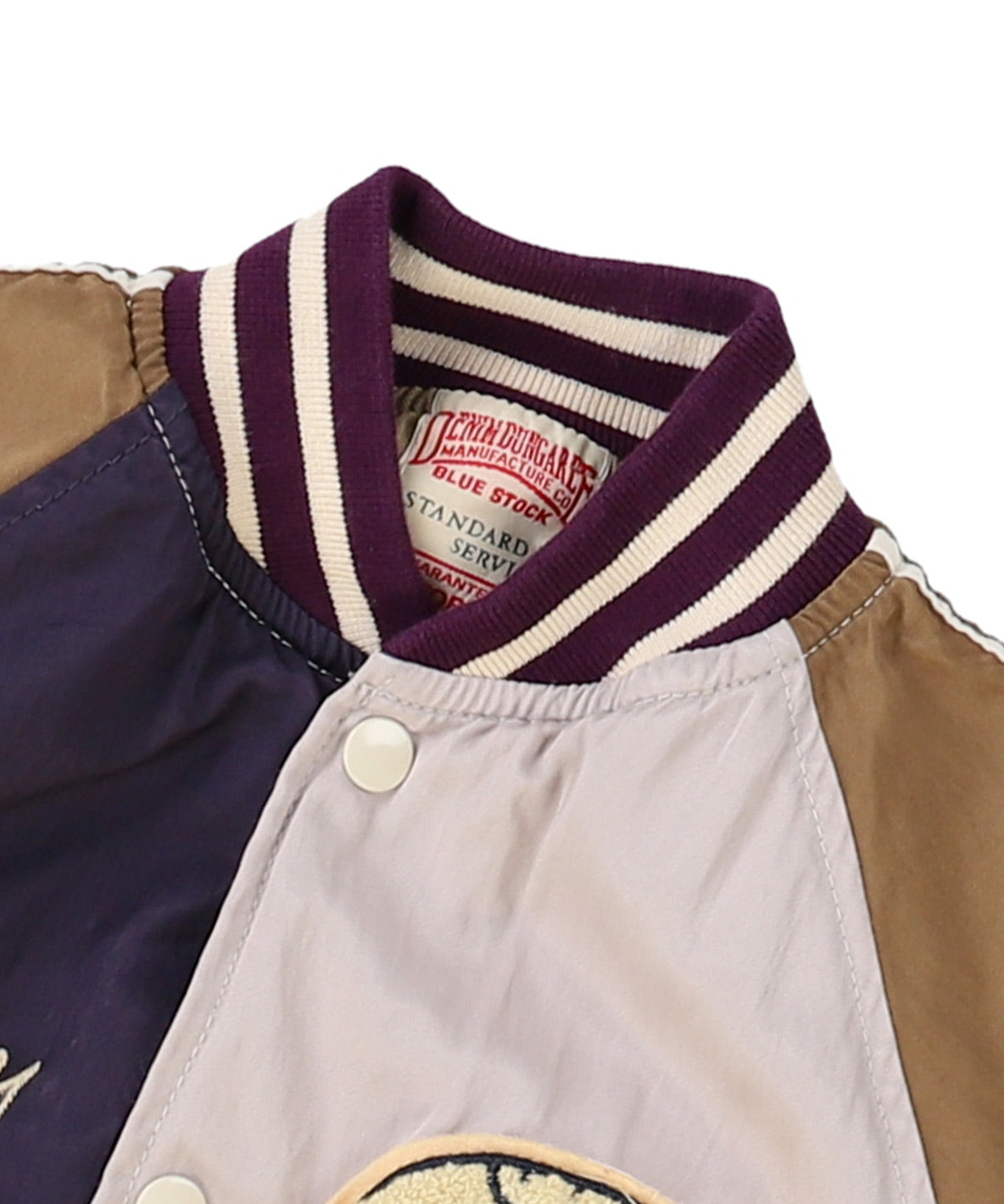 Cotton Layon Twill Bowling Patch Jacket