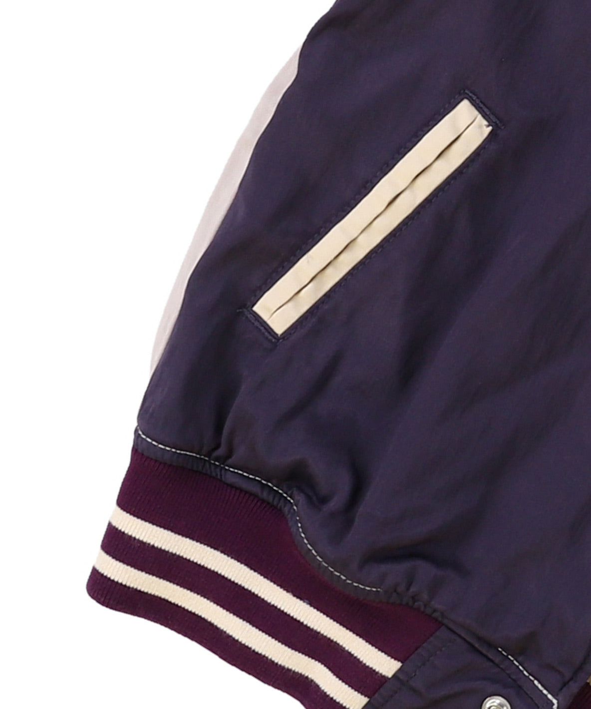 Cotton Layon Twill Bowling Patch Jacket