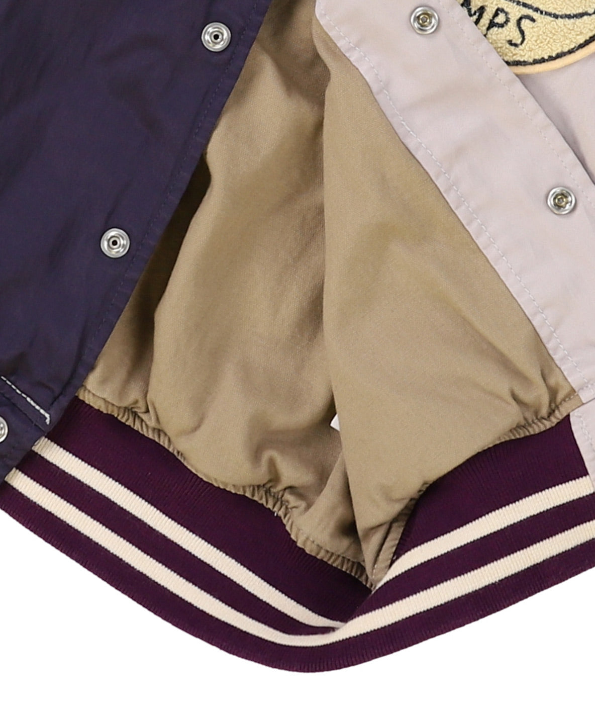 Cotton Layon Twill Bowling Patch Jacket