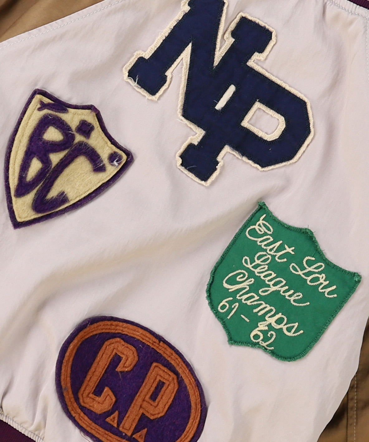 Cotton Layon Twill Bowling Patch Jacket