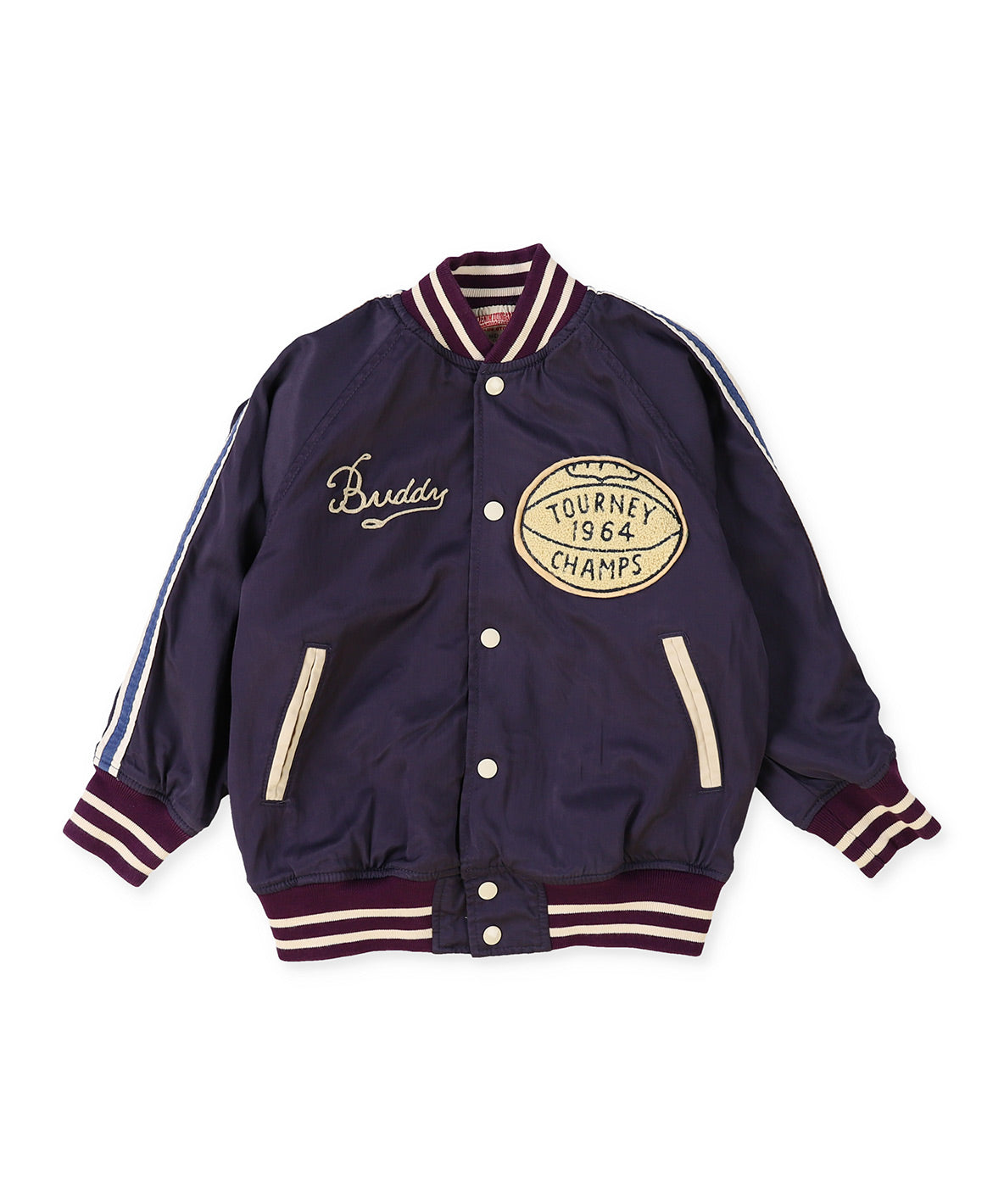 Cotton Layon Twill Bowling Patch Jacket