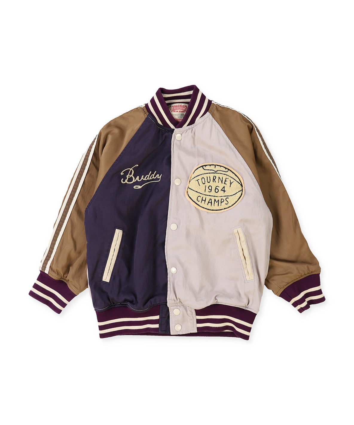 Cotton Layon Twill Bowling Patch Jacket