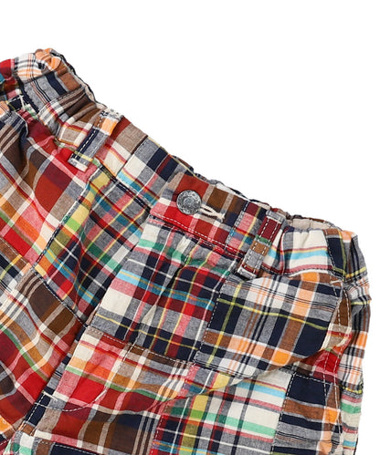 Patchwork Checked Shorts
