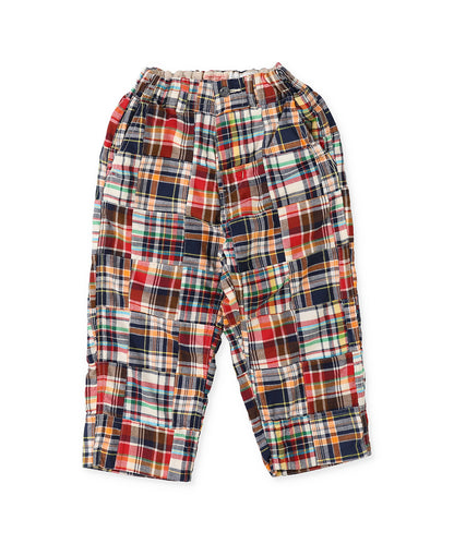 Patchwork Checked Pants