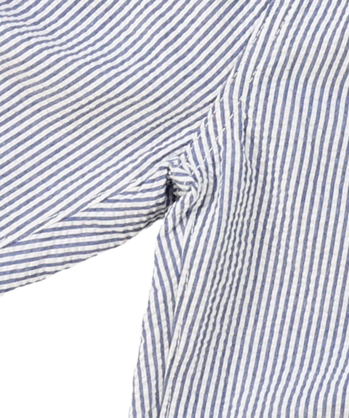 American Cotton Seersucker Line Embroidered Pants