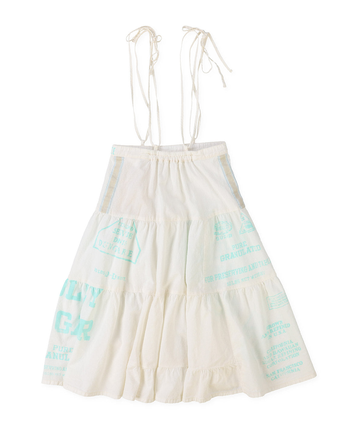 Sheeting Food Sack Remade Suspender Dress