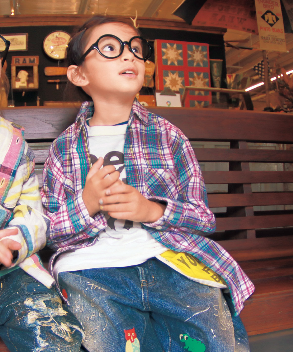 Strongly-twisted Plaid Shirt