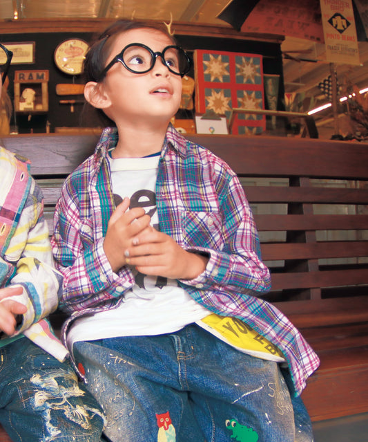 Strongly-twisted Plaid Shirt