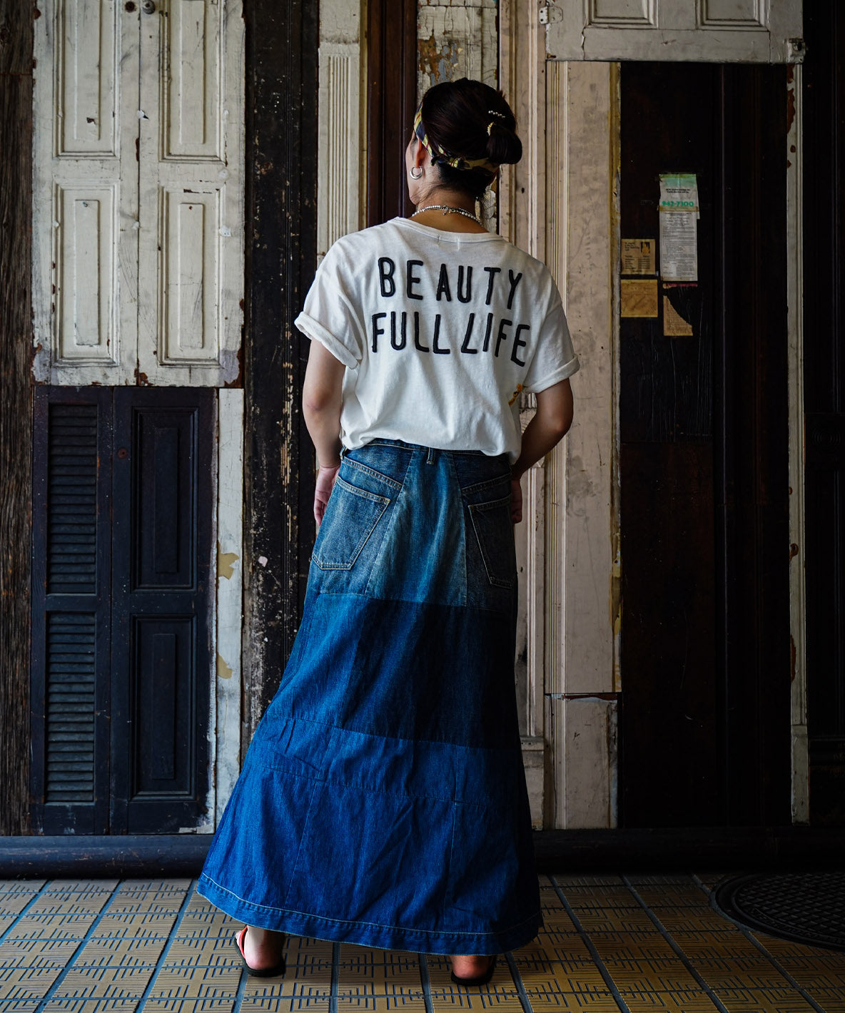 12oz HOME MADE Denim Remake Skirt