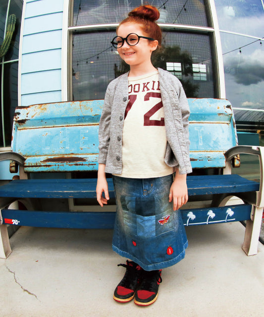 12oz HOME MADE Denim Remake Skirt