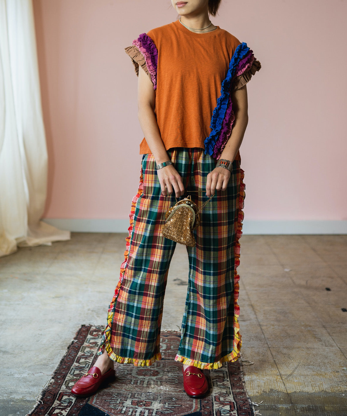 Madras Checked Pants