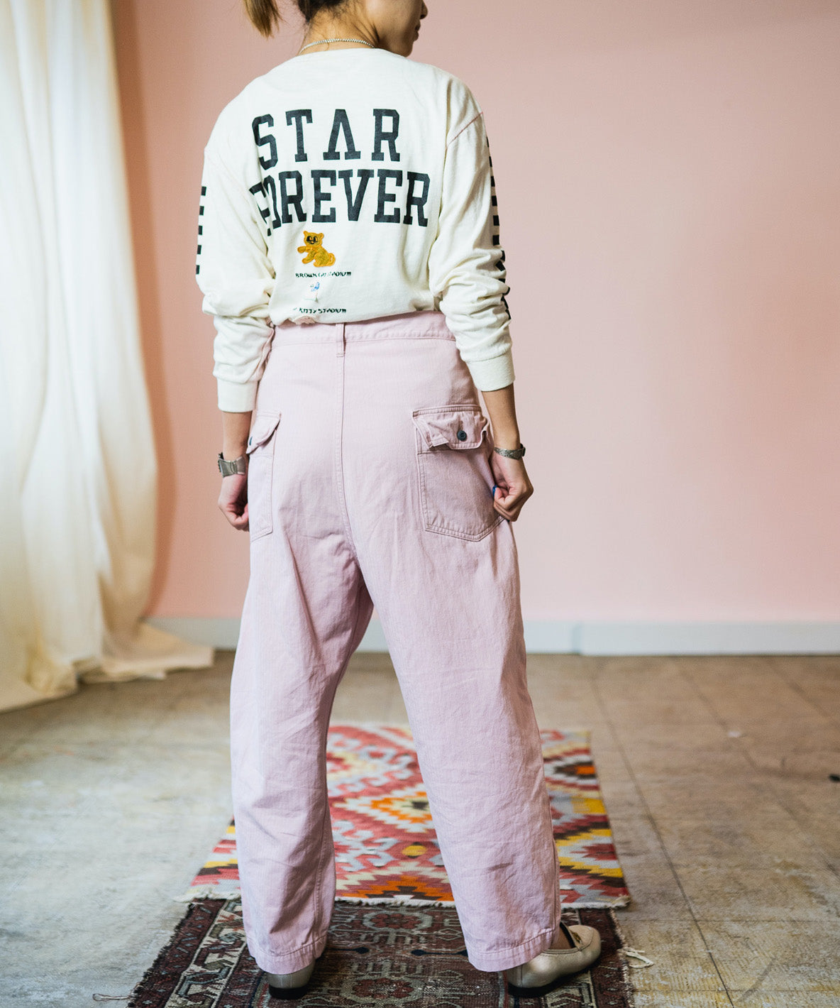 Herringbone Wrapped Pants