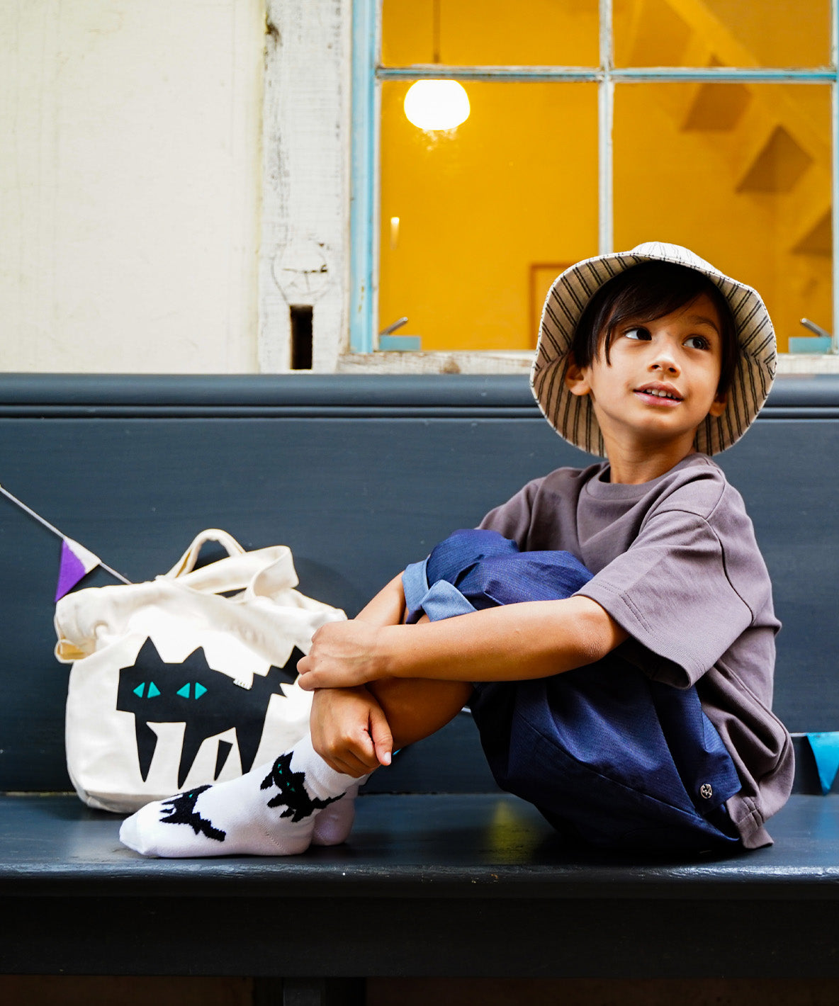 ELEY KISHIMOTO CAT Crew Socks