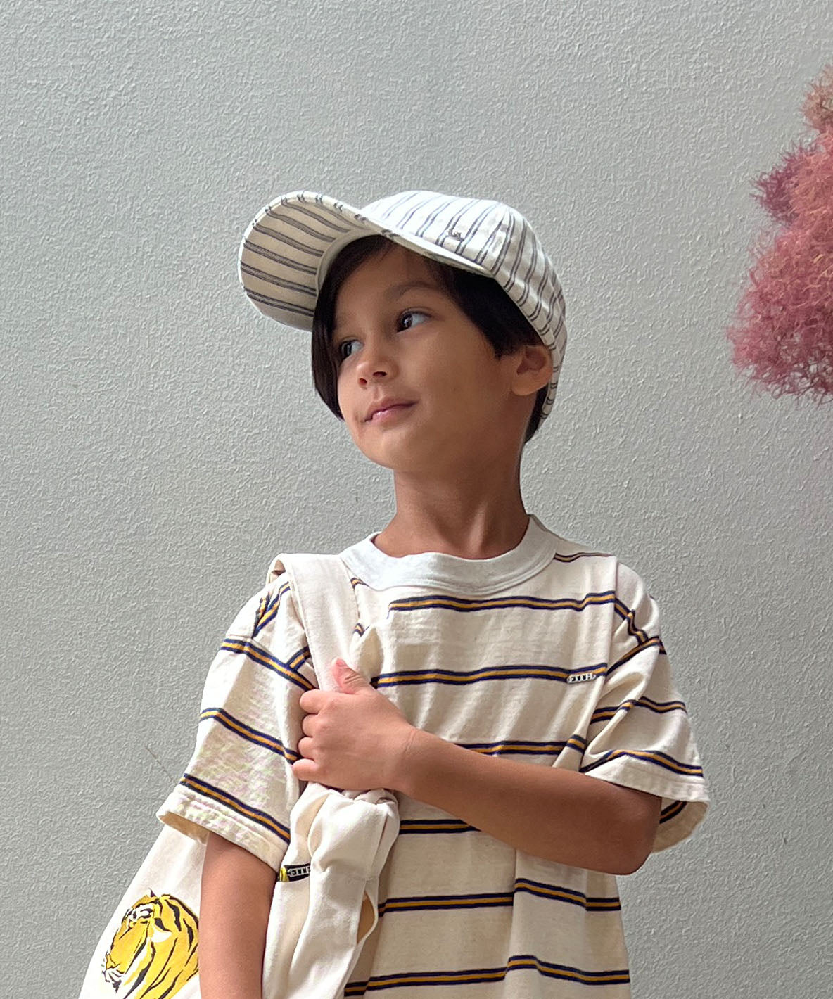 Herringbone Striped Cap