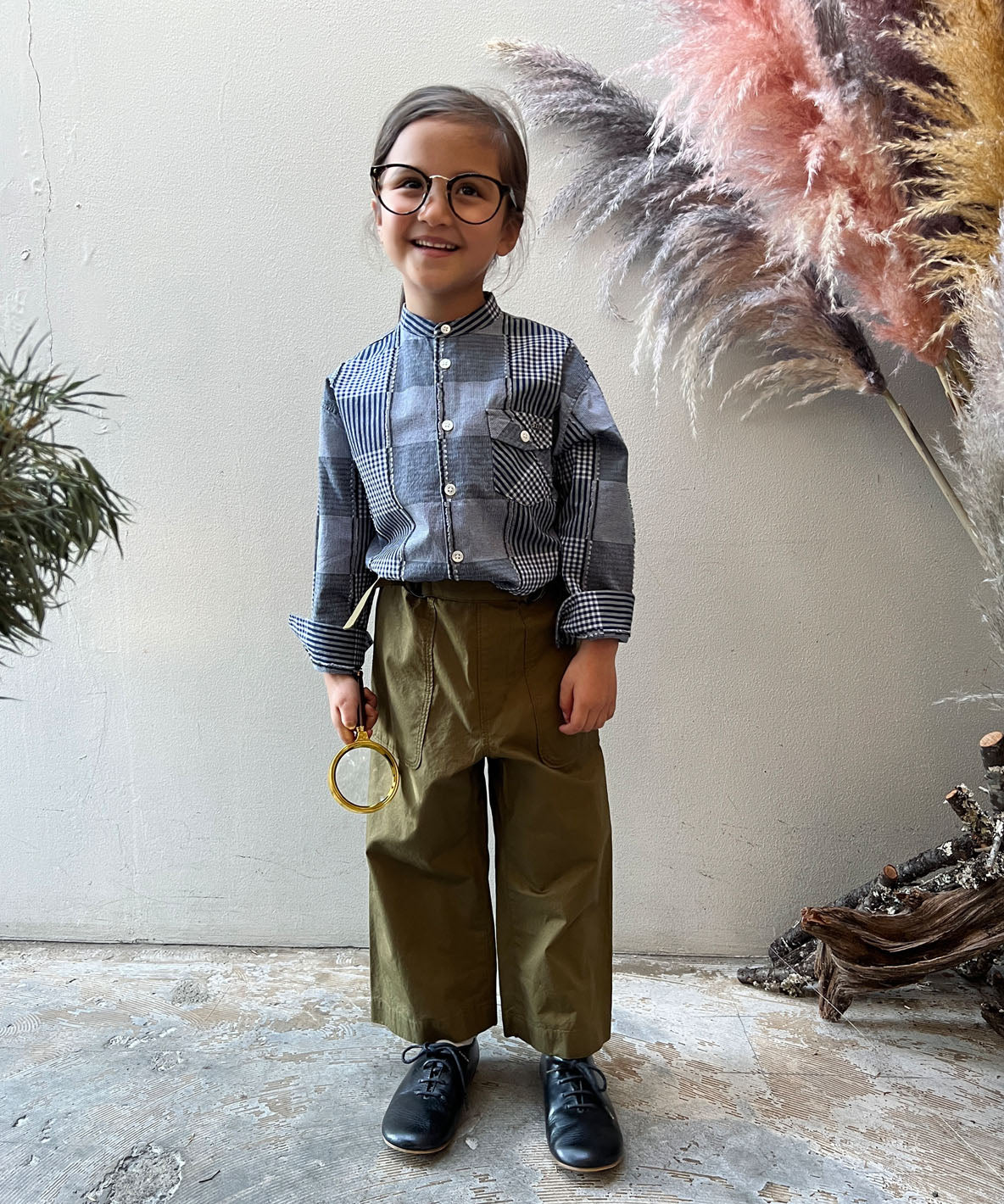 Patchwork Dobby Shirt