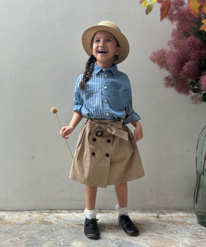 Striped Chambray Shirt