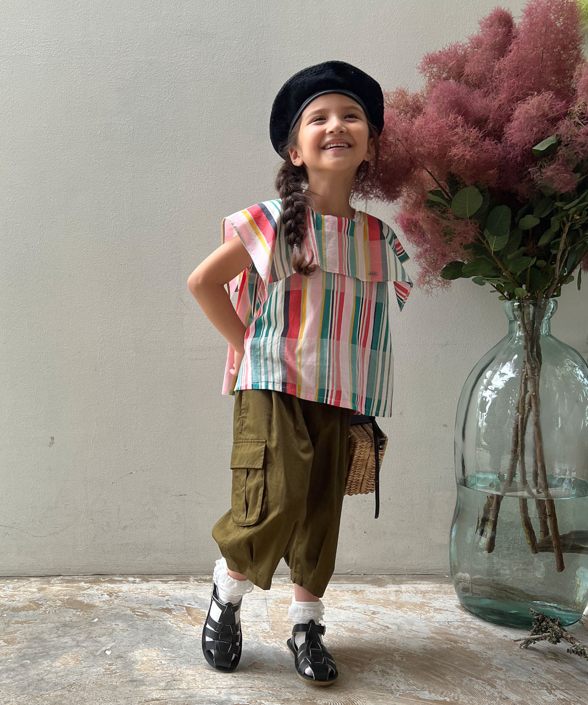 Dobby Striped Blouse