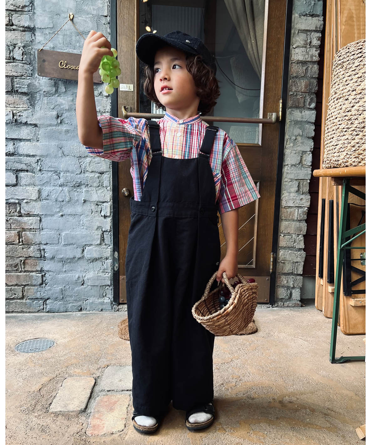 Big Checked Short Sleeve Shirt