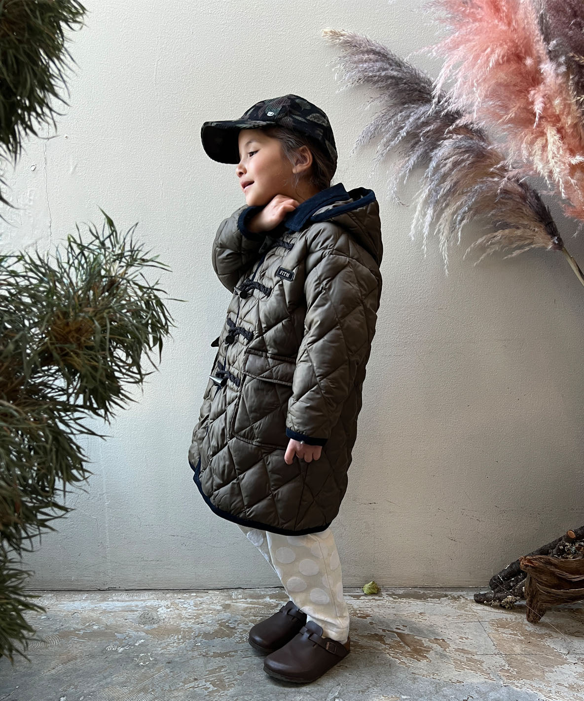 FLARE Ball Quilted Duffle Coat