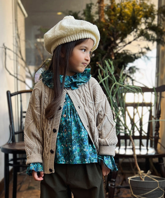 Organic Cotton Knit Cardigan