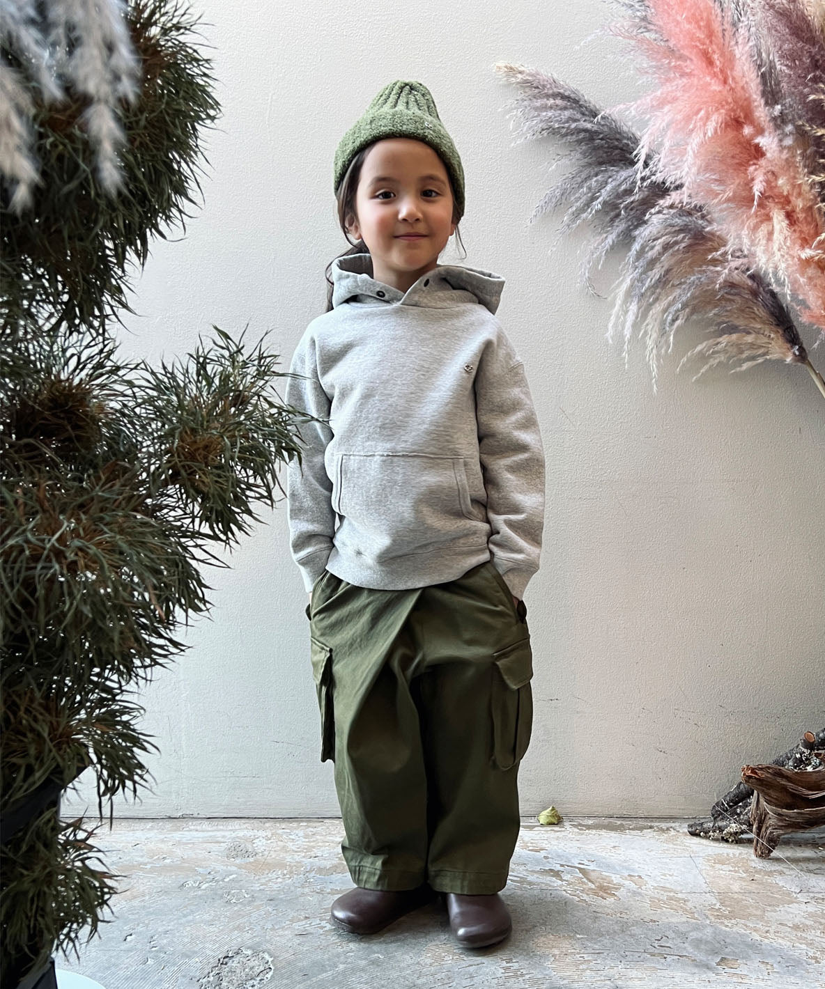 Grandrelle Yarn Fleece Sweat Hoodie