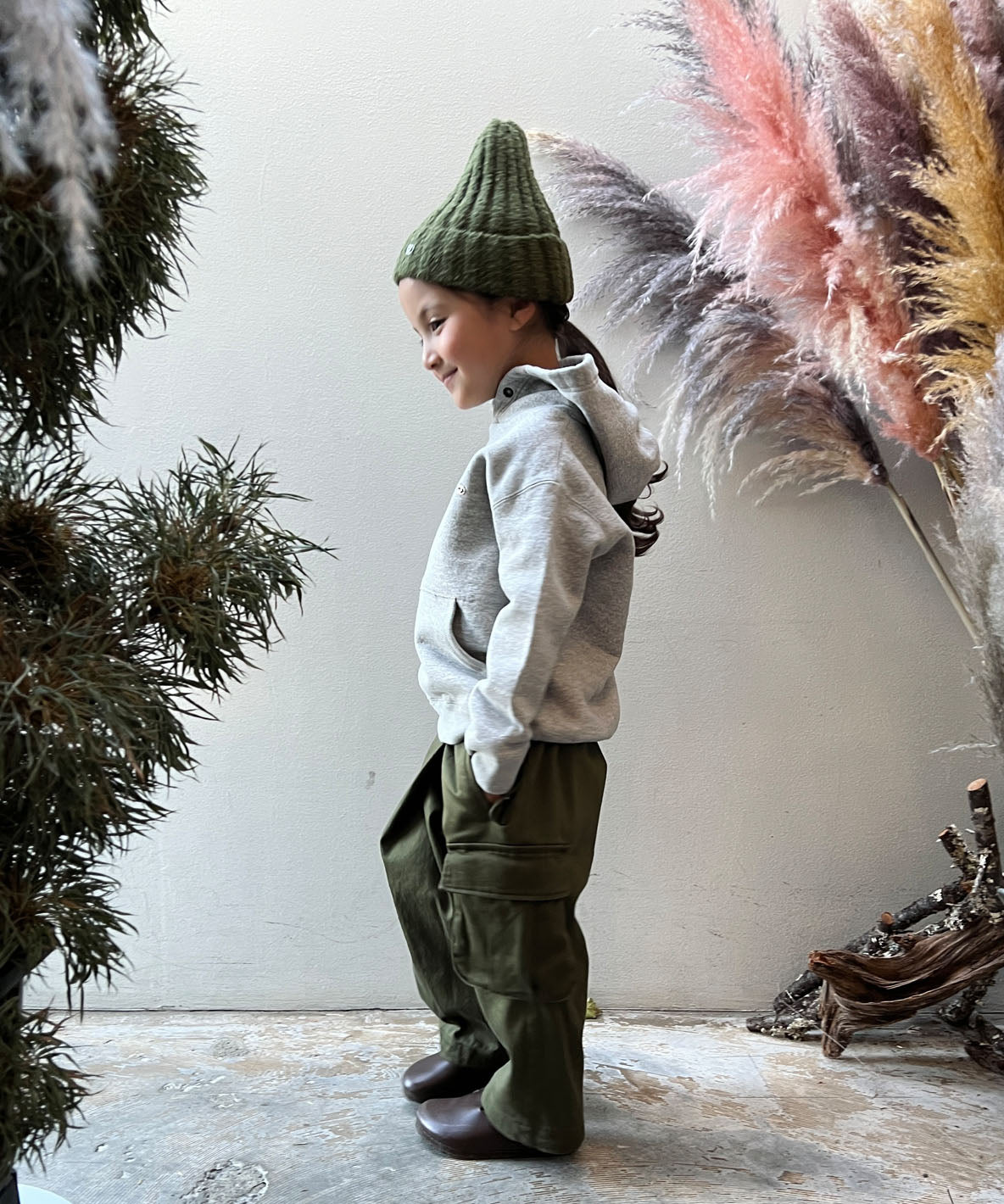 Grandrelle Yarn Fleece Sweat Hoodie