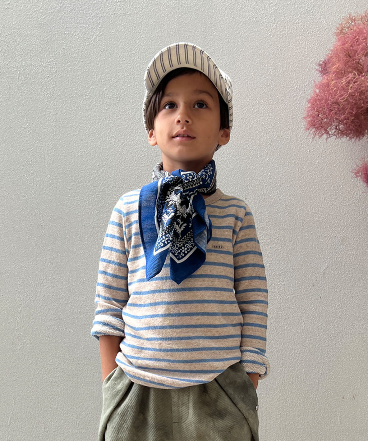 Pile Striped Long Sleeve Tee