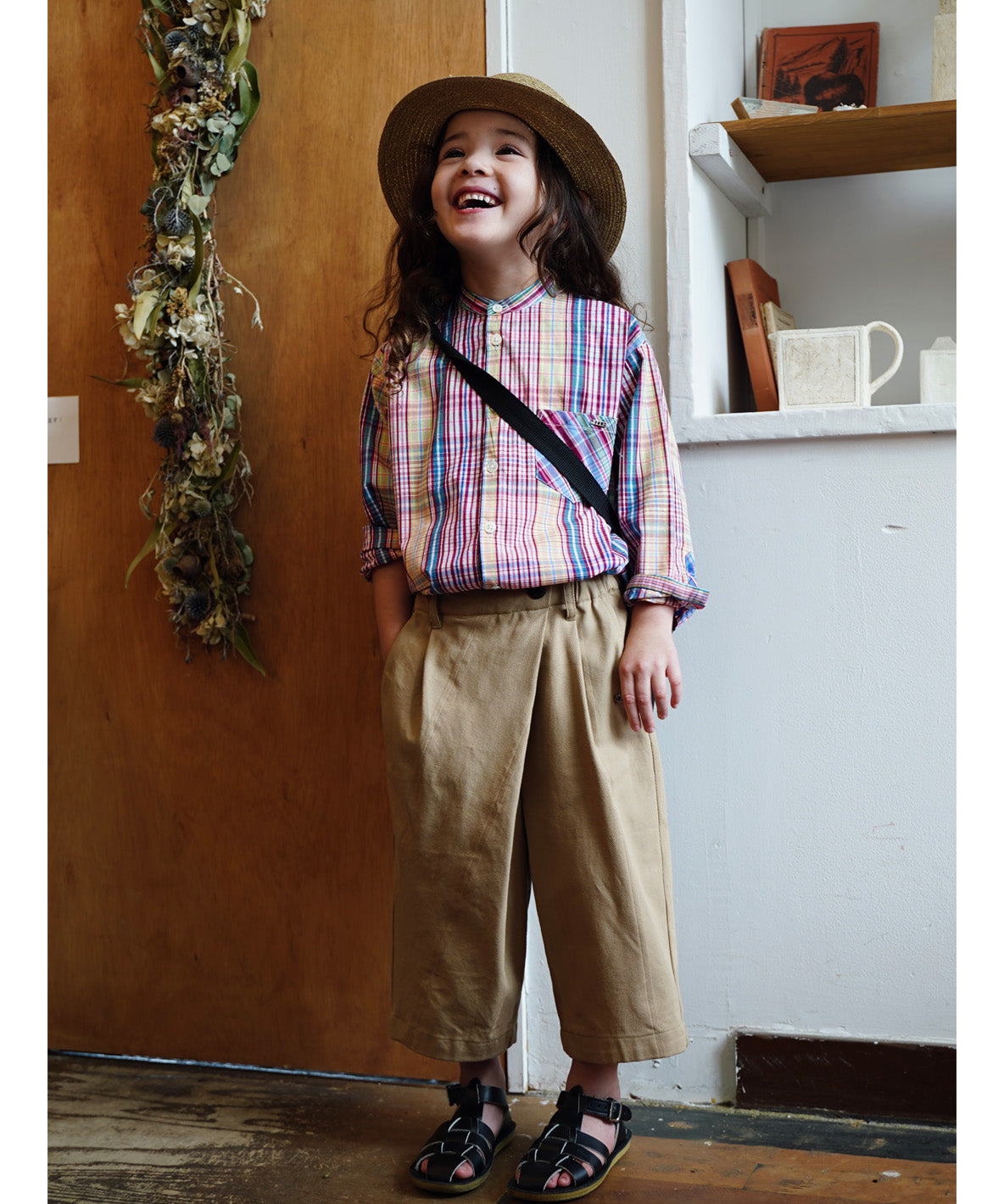 Multi Dobby Striped Tuck Pants