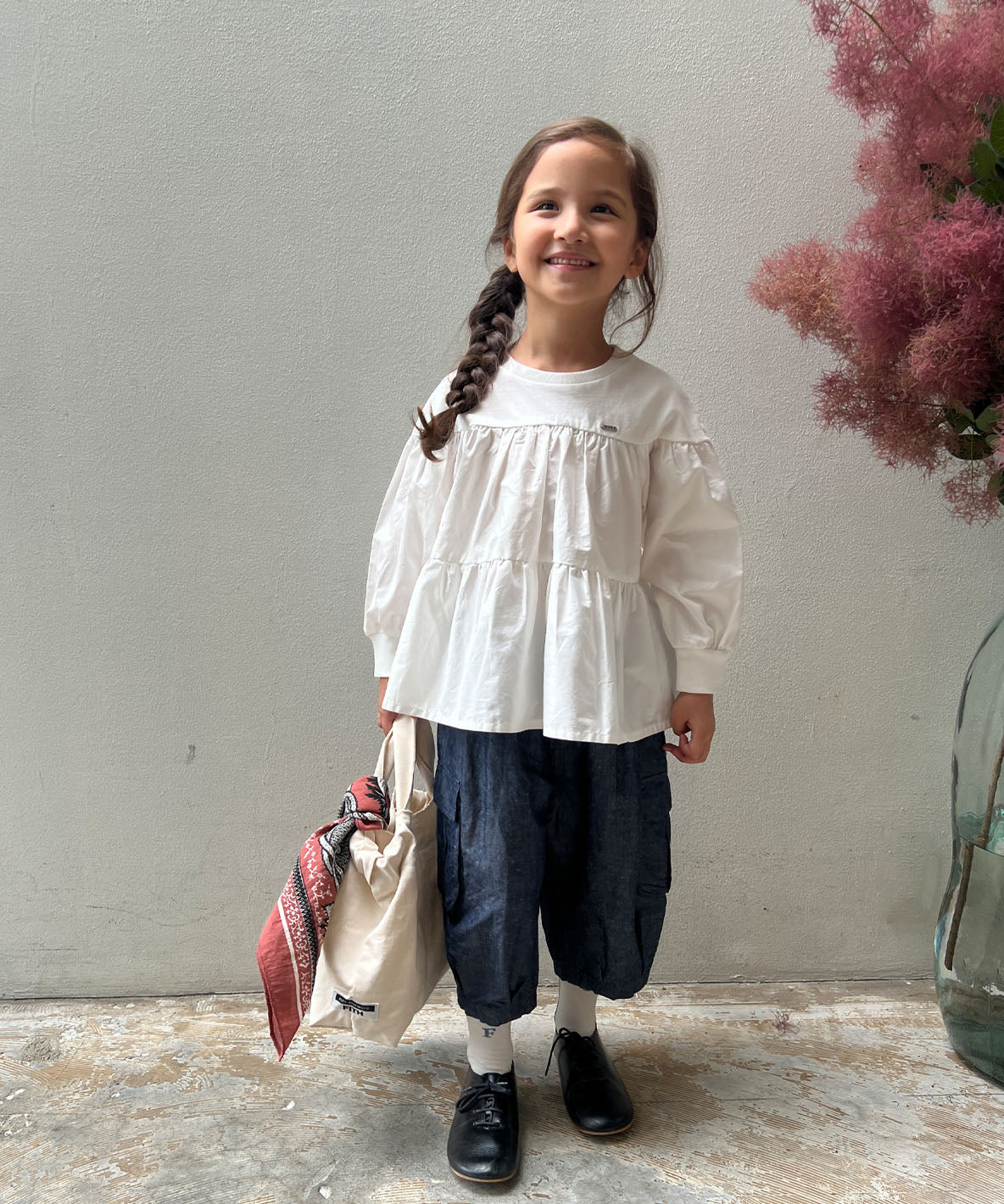 Cotton Hemp Indigo Denim Pants