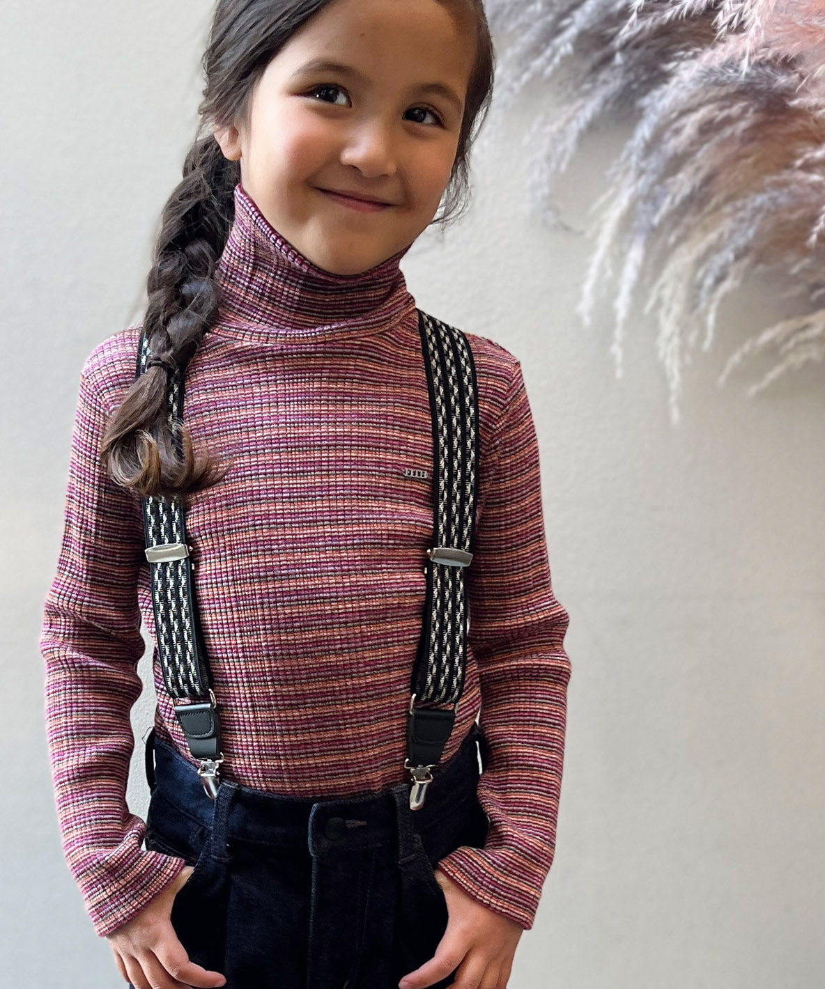 Selvedge Denim Suspender Tuck Pants