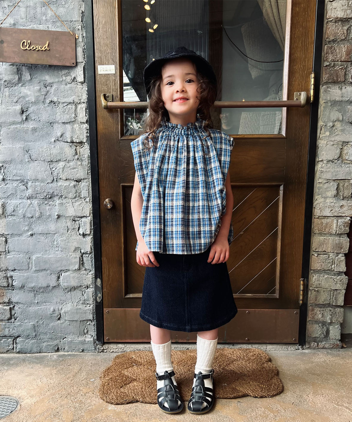 11oz Slab Denim Skirt