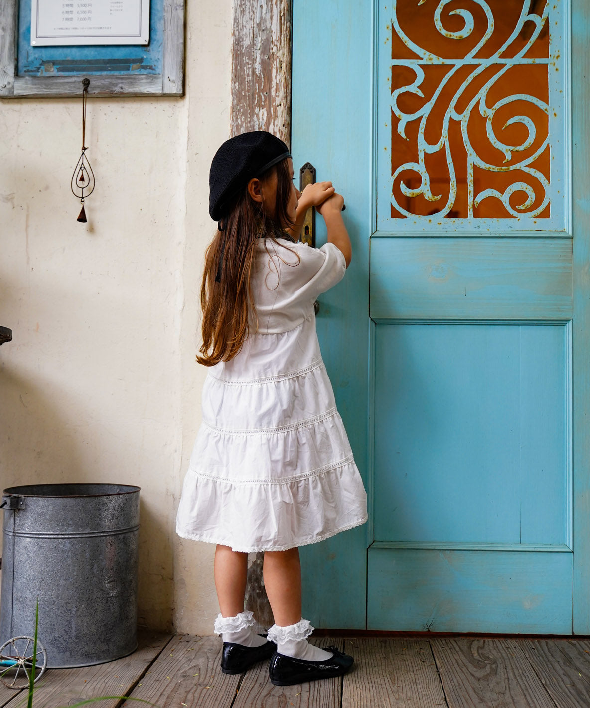 Smooth Cotton Jersey and Tiered Dress