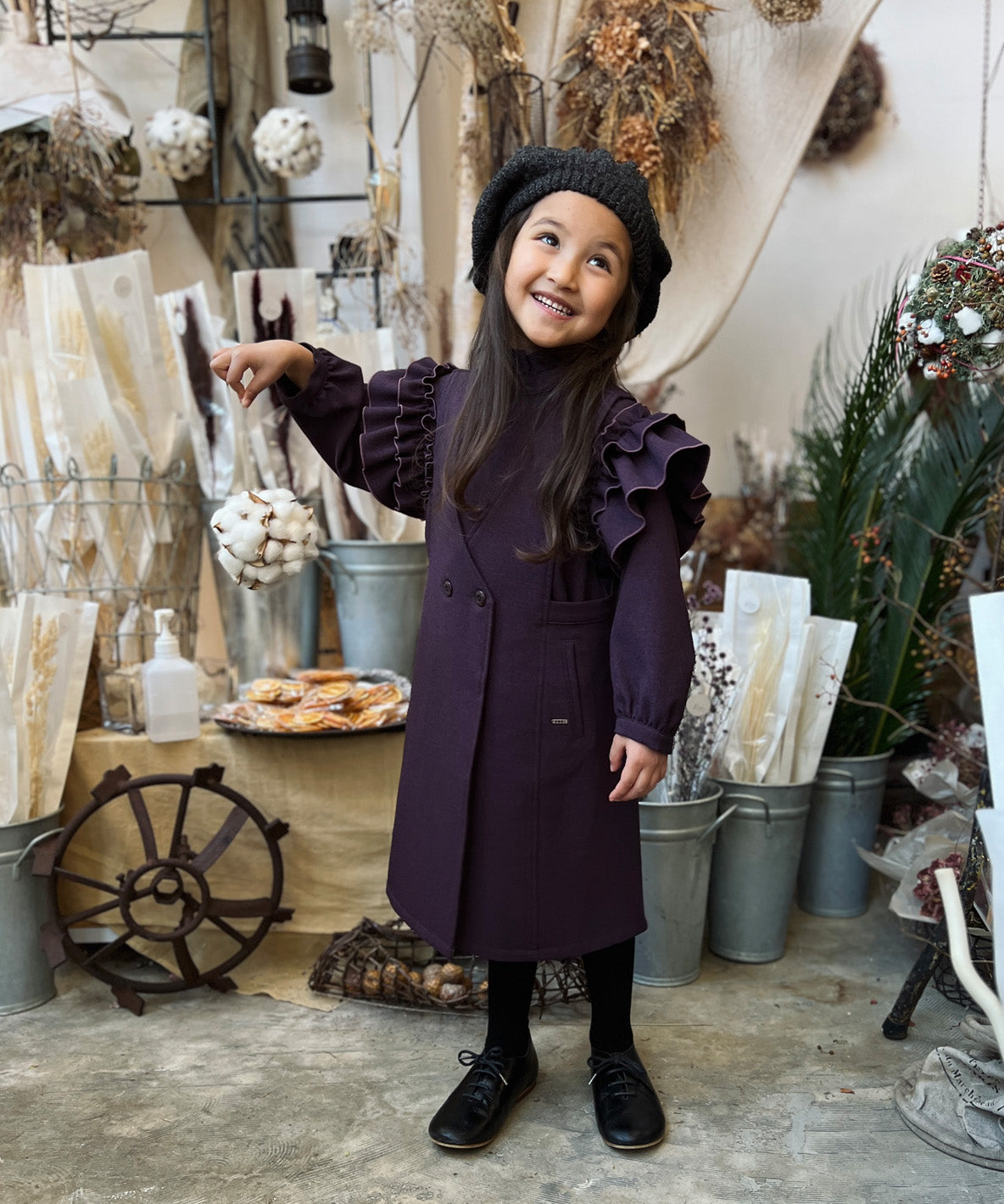 Mottled Serge Stretch Dress