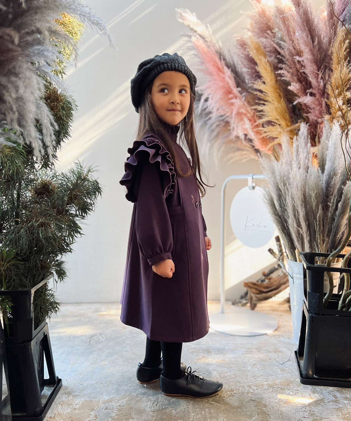 Mottled Serge Stretch Dress