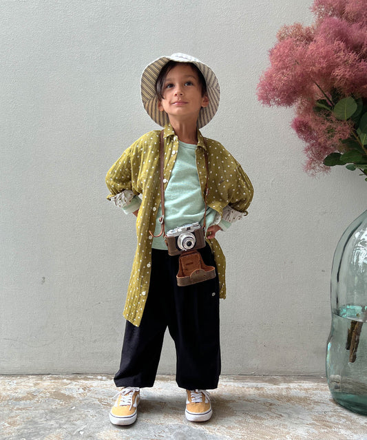 Double-weave Dot Dress