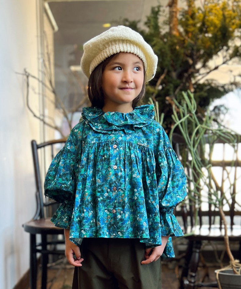 FITH Made With LIBERTY FABRIC FLORAL IMPRESSION Blouse