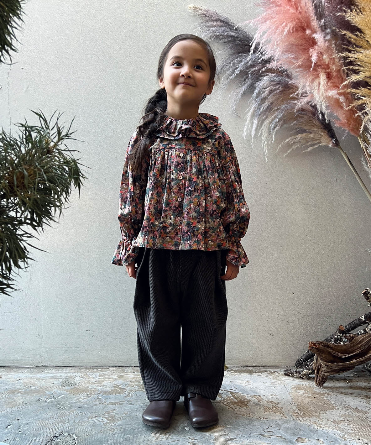 FITH Made With LIBERTY FABRIC FLORAL IMPRESSION Blouse