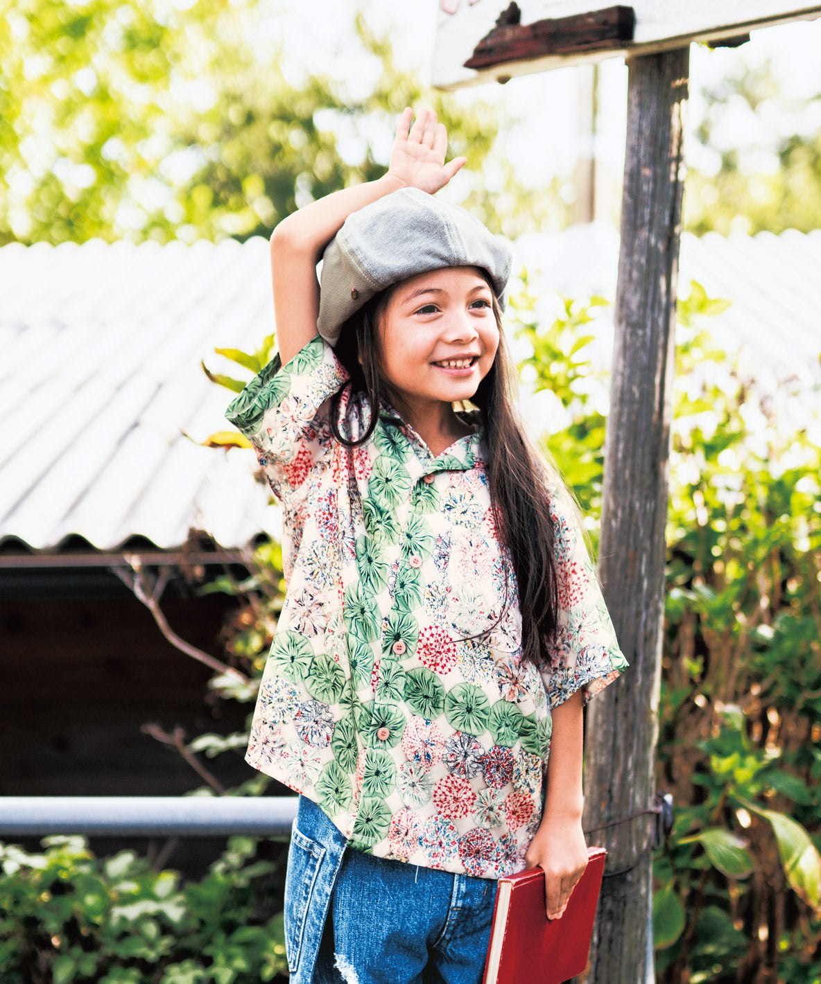 Antique Yo-yo Print Shirt