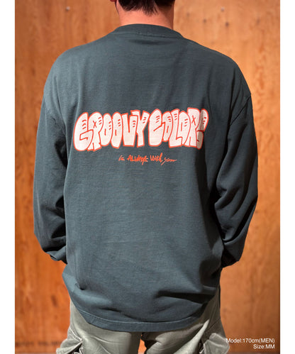 Graffiti Logo Long Sleeve Tee(MENS)